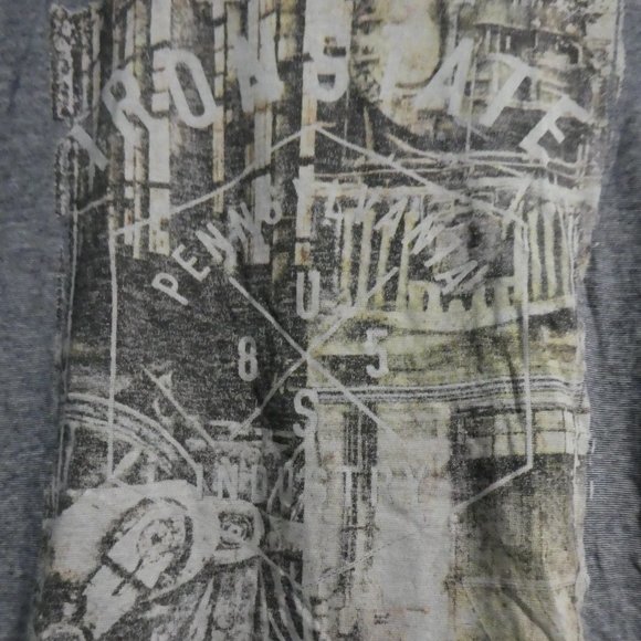 S & R SILLY & RIDICULOUS, 146/152, pinstriped graphic tee, EUC - Picture 6 of 11